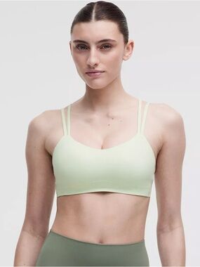 Lululemon Olive Crossback Longline Sports Bralette